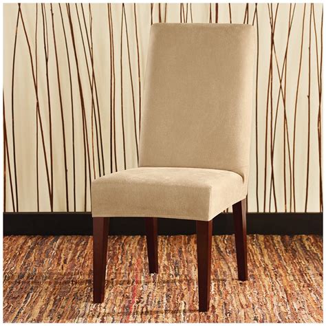 Sure Fit Stretch Leather Shorty Dining Room Chair Slipcover 581257