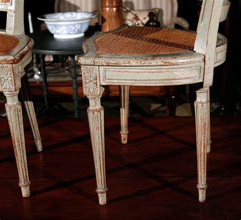 Just give it a coat of oil once or twice a year and you are good to go. Suite of Eight Antique Louis XVI Style Painted Dining ...