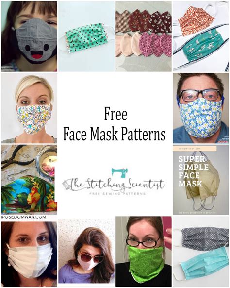 Face Mask Pattern The Stitching Scientist Mask Tutorial Mask Diy Mask