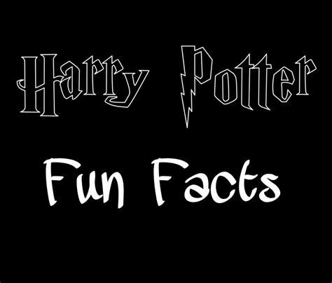 17 Harry Potter Fun Facts Harry Potter Amino