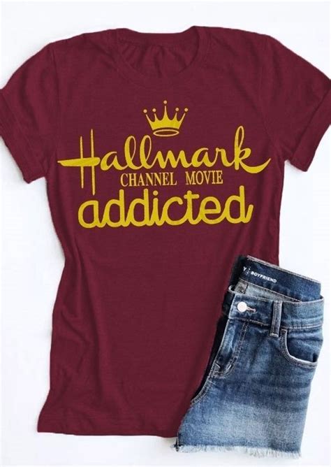 Download Wanting this!! Hallmark Channel Movie Addicted T-Shirt Tee ...