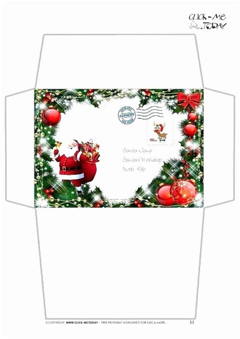 Blank envelope template tree santa pdf letter from free. Santa Envelopes Templates Lovely Envelope Template Dear Free Santa Printables Letter en 2020 ...