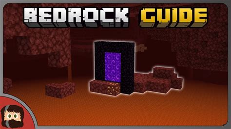 Tips For Exploring The Nether Bedrock Guide S1 Ep8 Tutorial