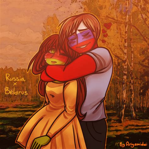 Countryhumans Russia X Belarus ~ By Ariyamidai On Deviantart