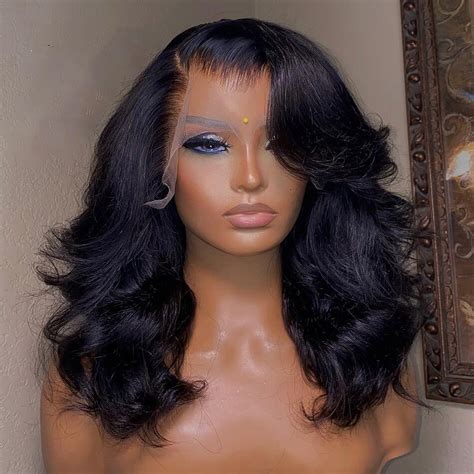Rosabeauty 13x6 Body Wave Lace Front Bob Wig 13x4 Human Hair Wigs Remy