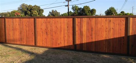 Sunset, sunsets, fence, fences, farm, horses, horse fence, horse, farms. Stained Redwood fence with pressure treated trim | Yelp