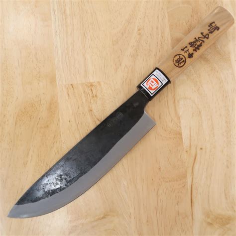 Japanese Naginata Kitchen Knife Ikenami Hamono White Steel 1