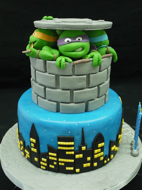 Ninja Turtle Cake Decorating Ideas Nightlightdraftinganddesign