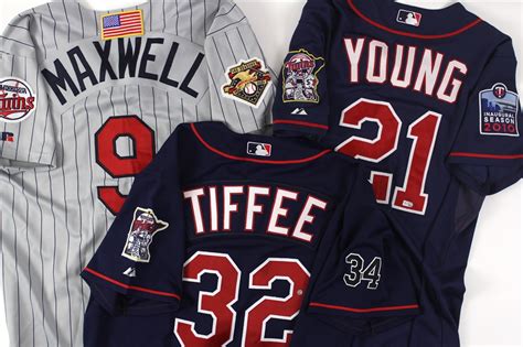 Lot Detail 1992 2010 Minnesota Twins Game Used And Team Issued