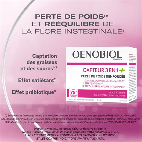 Oenobiol Capteur 3en1 Perte De Poids Renforcée 60 Gélules Apo24