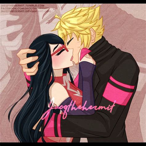 Borusara So Kiss Me~ By Jacqthehermit Parejas De Naruto Personajes
