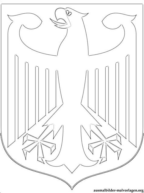 Etwas im umriss, in groben umrissen zeichnen. Ausmalbilder Wappen von Deutschland zum Ausdrucken | Ausmalbilder kostenlos und gratis ...