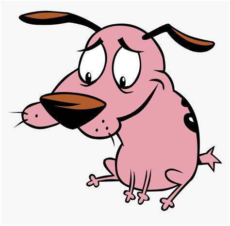 Courage The Cowardly Dog Png Courage The Cowardly Dog Sitting