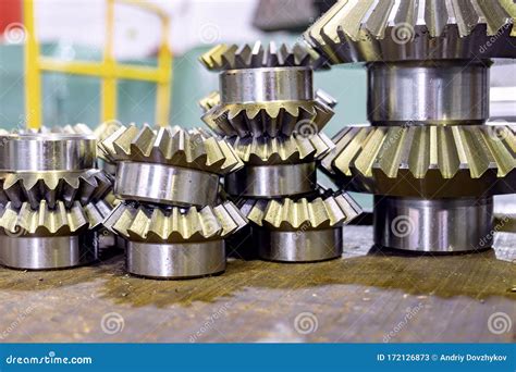 Bevel Gears After Manufacturing On A Gear Cutting Machine For