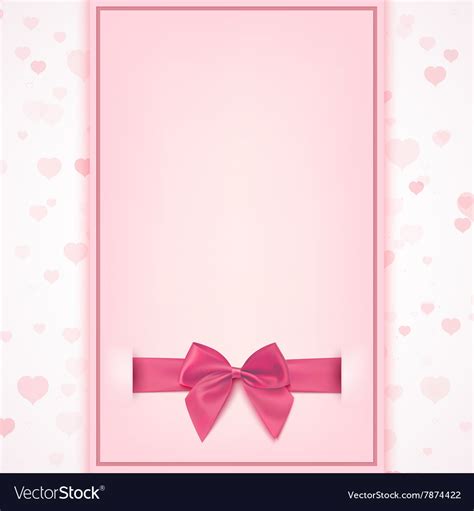 Blank Greeting Card Template Royalty Free Vector Image
