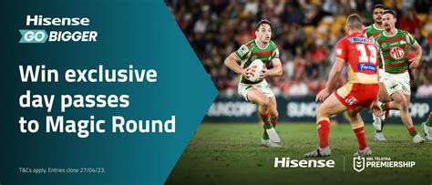 Hisense Nrl Magic Round Experience Competition Hisense Australia