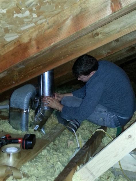 The very first range hoods were manufactured in a house with a dirt floor in dallas, texas! DIwYatt: Venting the Range Hood Through the Roof - Loving Here