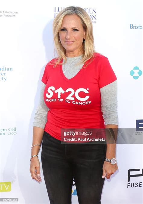 Actress Marlee Matlin Attends The Stand Up To Cancer 10 Years Of