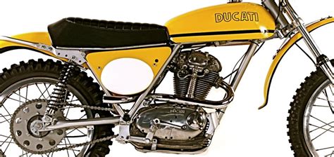 Hierro ClÁsico De Motocross 1971 Ducati 450 R T Desmo Revista