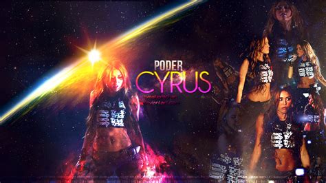 Miley Cyrus Wallpaper Poder Cyrus By Nyaakemichan On Deviantart