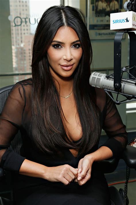 She rose to fame in 2007 on keeping up with the kardashians, her family's e! Kim Kardashian At the SiriusXM Studios in New York City ...