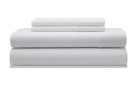 Mybobs Full White Cotton Blend Sheet Set Bobs Discount Furniture