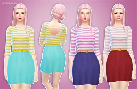 Pin By Ashley A H Lilley On Sims 4 Cc Classic Dress Fashion Maxis Match