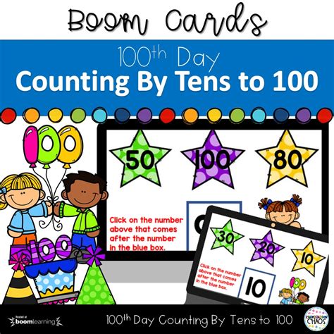 100th day counting by tens to 100 kindergarten chaos