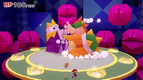 King Olly Boss Fight All Three Phases Paper Mario Origami King Youtube