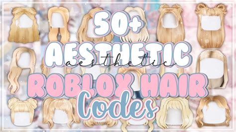 50 Aesthetic Blonde Hair Codes How To Use Roblox Part 1 Youtube