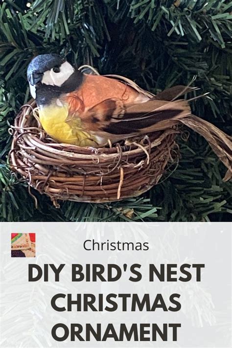 Birds Nest Christmas Tree Ornament