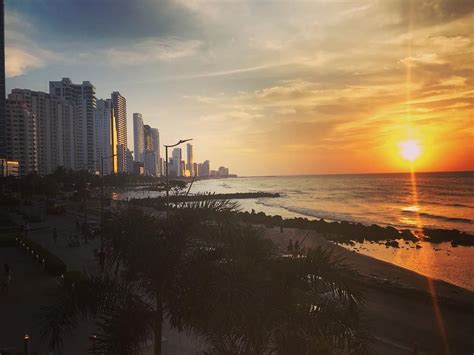 Atardecer En Cartagena Celestial Sunset Body Outdoor Cartagena