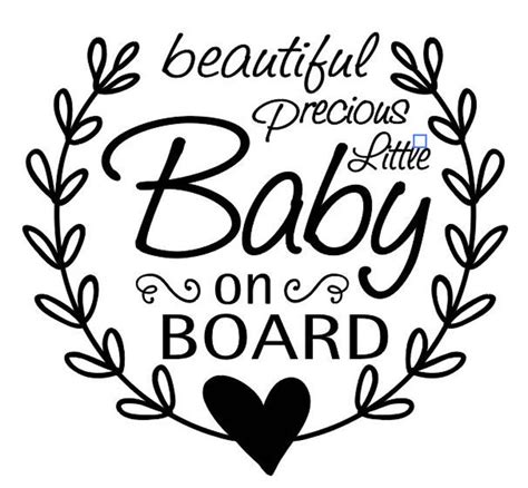 Baby Babies Children On Board Svg File For Vinyl Cutting Etsy