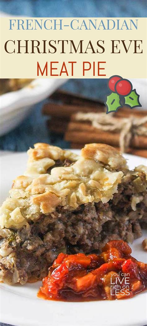 FRENCH-CANADIAN / CHRISTMAS EVE / MEAT PIE | Meat pie, Canadian meat pie recipe, French canadian 