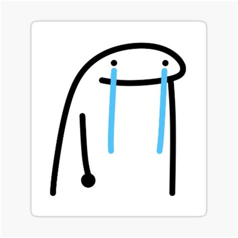 Flork Crying And Smiling Meme Sticker For Sale By Onlyheba Redbubble