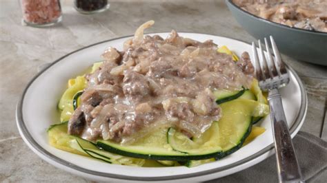 Here are a few tips to get you started Healthier beef stroganoff with zucchini noodles - Starts at 60
