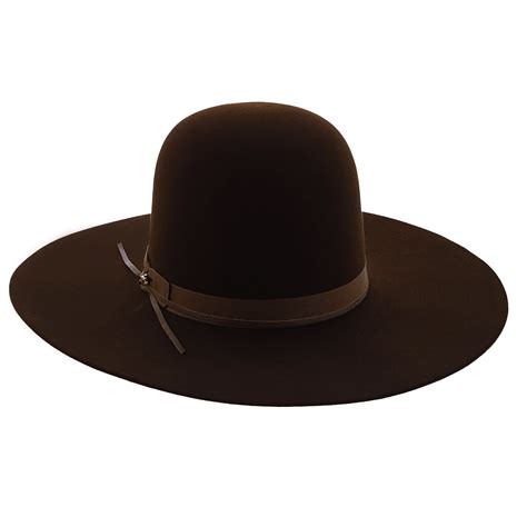 Smith Stetson Fur Felt Open Crown Western Hat Fashionable Hats