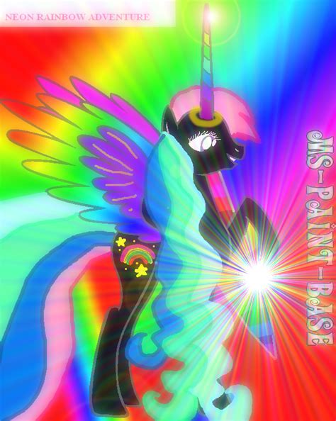 Neon Rainbow Adventure Mu New Oc Ponie By
