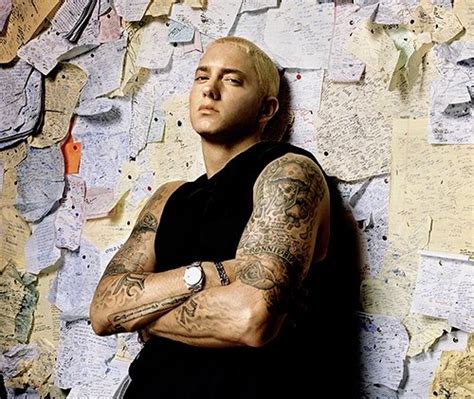 The album reached the top 10 in the us and produced four singles. Eminem Tattoos | Tattoos of Eminem
