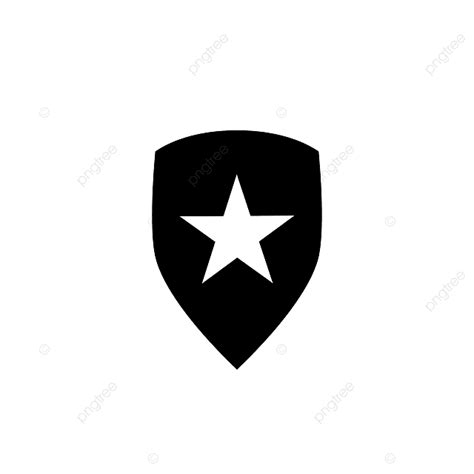 Gambar Perisai Dan Ikon Bintang Desain Logo Vektor Template Eps 10