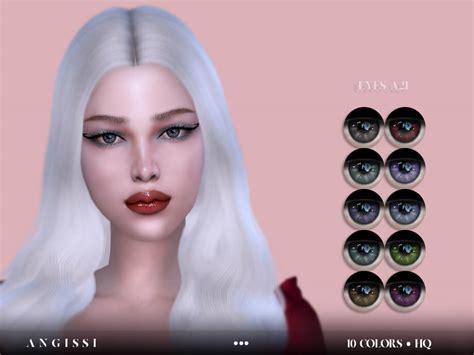 Sims 4 Eyes A21 By Angissi Best Sims Mods