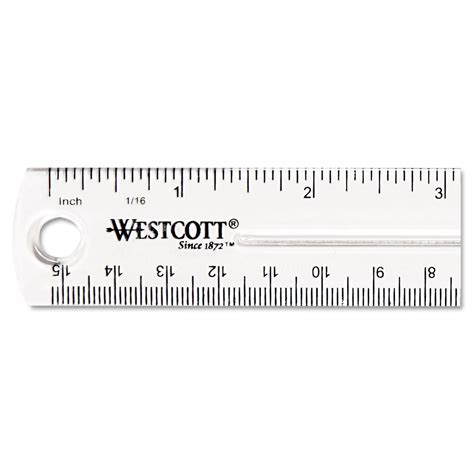 Westcott® 6 Clear Ruler National Everything Wholesale