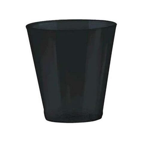 This glass will definitely get the conversation started at your next hourse party. Amscan 357918. 10 Black Plastic Shot Glasses - Pack of 600 ...