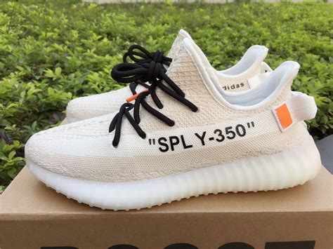 2017 Cheap Off White X Adidas Yeezy Boost 350 V2 Customs Creams White