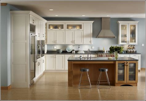 When price is a priority, many shoppers go for our discount cabinets. Kitchen: Kraftmaid Lowes For Inspiring Kitchen Cabinet ...
