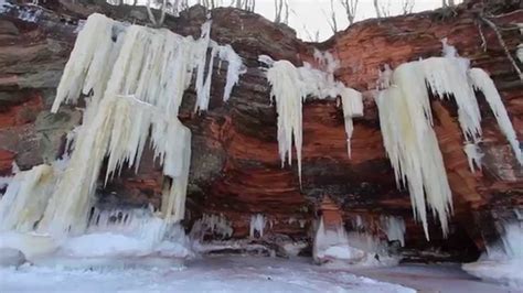 Lake Superior Ice Caves 2015 Youtube