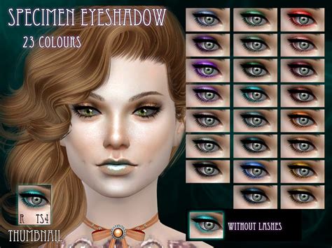 My Sims 4 Blog Specimen Eyeshadow By Remussirion