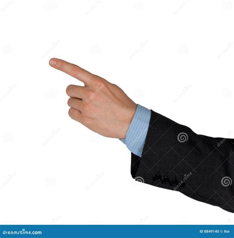 Hand Businessman Showing Something Stock Photo Image Of Communication
