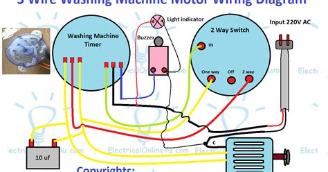 6 Wire Washing Machine Motor Wiring Diagram Diagram Terminal Wiring