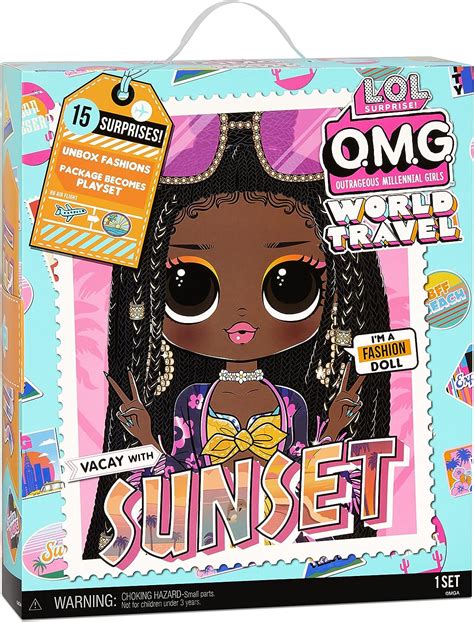 Lol Surprise Omg World Travel Sunset Fashion Doll With 15 Surprises